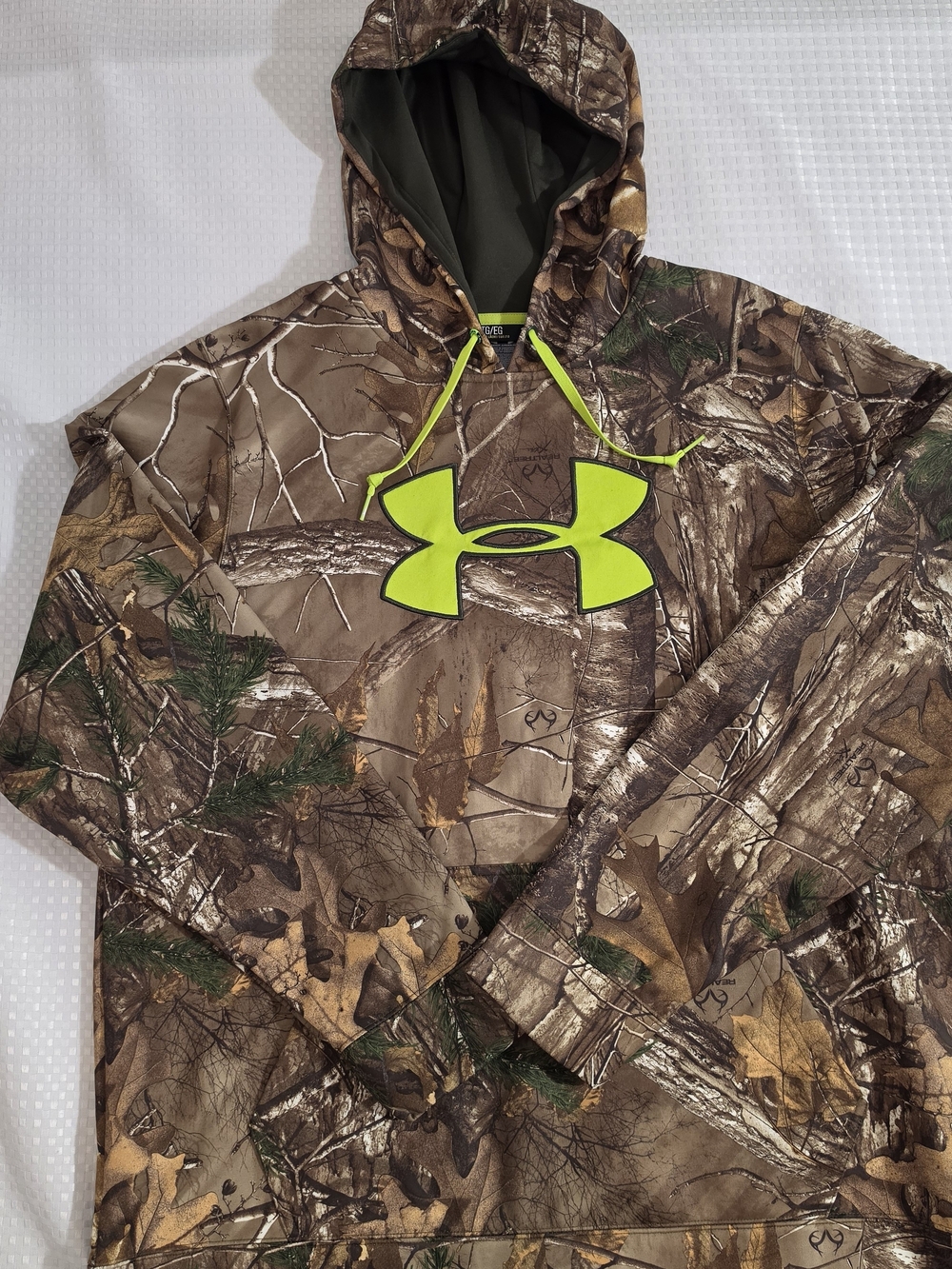 Under Armour Scent Control Camo Hoodie Men's XL Realtree Xtra ColdGear NWOT